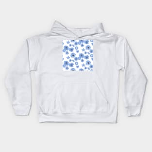 Hand drawn floral pattern Kids Hoodie